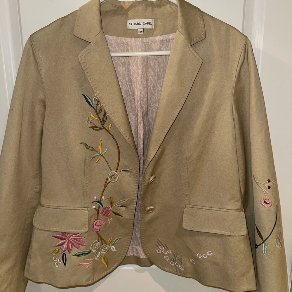 Embroidered Women's Jacket by Gerard Darel